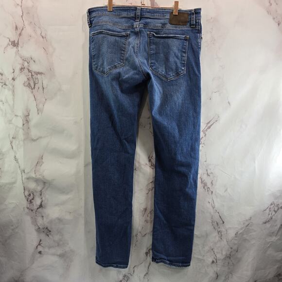 Mavi Jeans Mens 34 X 34 Zach Straight Leg Medium Wash Stretch Denim Blue Stone - Picture 5 of 13